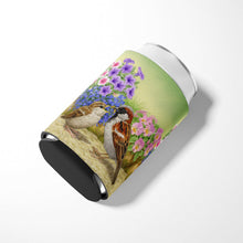 Load image into Gallery viewer, House Sparrows Feeding Time Can or Bottle Hugger ASAD0700CC