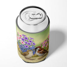 Load image into Gallery viewer, House Sparrows Feeding Time Can or Bottle Hugger ASAD0700CC