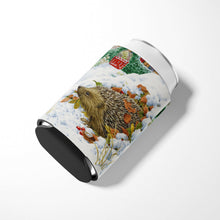 Load image into Gallery viewer, Hedgehog and Red Gate Cottage Can or Bottle Hugger ASAD0780CC