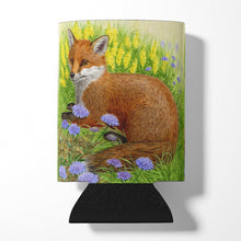 Load image into Gallery viewer, Fox in Flowers by Sarah Adams Can or Bottle Hugger ASAD0788CC