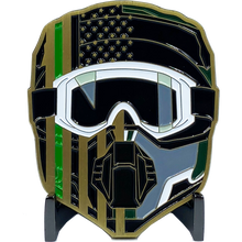 Load image into Gallery viewer, CL11-02 Border Patrol ATV Patrol Agent CBP Challenge Coin Thin Green Line