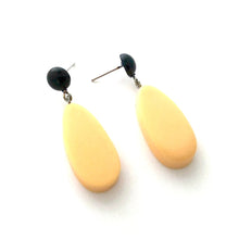 Load image into Gallery viewer, Peach Matte Alex Drop Earrings *