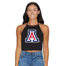 Load image into Gallery viewer, University of Arizona Black Halter Top
