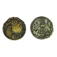 Load image into Gallery viewer, Adventure Coins – Elven Metal Coins Elf Set of 10