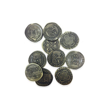 Load image into Gallery viewer, Adventure Coins – Pirate Doubloon Metal Coins Variety Pack Set of 10 Historical