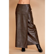 Load image into Gallery viewer, Alexandra Vegan Leather Wrap Skirt [Sizes XS-XL]