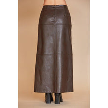 Load image into Gallery viewer, Alexandra Vegan Leather Wrap Skirt [Sizes XS-XL]