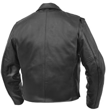 Load image into Gallery viewer, Blackhawk Men’s Leather Motorcycle Jacket