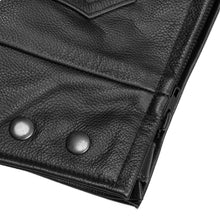 Load image into Gallery viewer, Blackhawk Men’s Leather Motorcycle Jacket