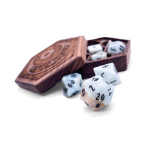Load image into Gallery viewer, Amazonite - 7 Piece RPG Set Gemstone Dice