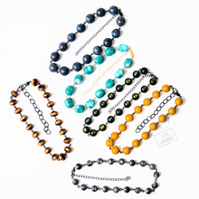 Load image into Gallery viewer, Flame &amp; Field Aura Beaded Amelia Necklace