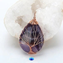 Load image into Gallery viewer, Eternity Jasper Tree of life Necklace