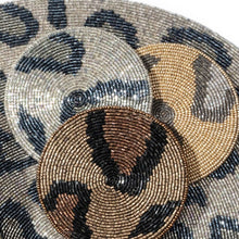 Load image into Gallery viewer, Animal pattern coasters, gold