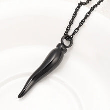 Load image into Gallery viewer, Italian Horn Cremation Necklace