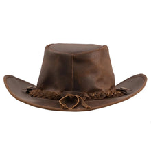 Load image into Gallery viewer, Outlaw Fedora - Men’s Leather Hat