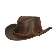 Load image into Gallery viewer, Outlaw Fedora - Men’s Leather Hat