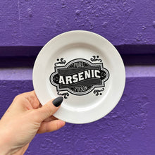 Load image into Gallery viewer, Arsenic Dessert Plate | Victorian-inspired Ceramic Round Dish Plate | 6"