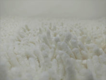 Load image into Gallery viewer, DaDa Bedding Vanilla Ivory White Shaggy Soft Chenille Noodle Carpet Rug Bath Mat