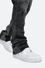 Load image into Gallery viewer, B476 Flare Denim - Black