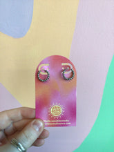 Load image into Gallery viewer, Titanium Bubble Hoops