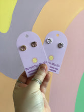 Load image into Gallery viewer, Tiny Basketball Earrings