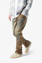 Load image into Gallery viewer, B643 Flare Burnt Denim - Black/Brown
