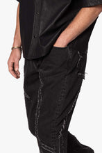 Load image into Gallery viewer, B705 Tear and Repair Denim - Black