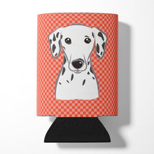 Load image into Gallery viewer, Red Checkered Dalmatian Can or Bottle Hugger BB1131CC