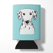 Load image into Gallery viewer, Checkerboard Blue Dalmatian Can or Bottle Hugger BB1148CC