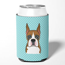 Load image into Gallery viewer, Checkerboard Blue Boxer Can or Bottle Hugger BB1161CC