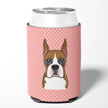 Load image into Gallery viewer, Checkerboard Pink Boxer Can or Bottle Hugger BB1223CC