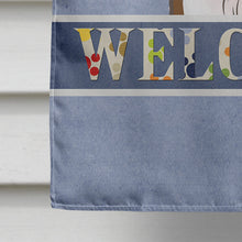 Load image into Gallery viewer, Jack Russell Terrier Welcome Flag Canvas House Size BB1388CHF