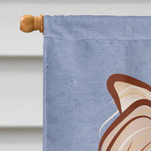 Load image into Gallery viewer, Yorkie Yorkshire Terrier Welcome Flag Canvas House Size BB1390CHF