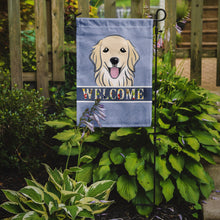 Load image into Gallery viewer, Golden Retriever Welcome Garden Flag – Decorative Outdoor Yard Flag BB1391GF