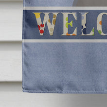 Load image into Gallery viewer, Schnauzer Welcome Flag Canvas House Size BB1392CHF