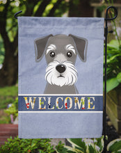 Load image into Gallery viewer, Schnauzer Welcome Garden Flag - Outdoor Decorative Yard Flag BB1392GF