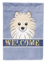Load image into Gallery viewer, Pomeranian Welcome Garden Flag – Decorative Outdoor Yard Flag BB1393GF