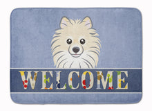 Load image into Gallery viewer, Pomeranian Welcome Machine Washable Memory Foam Mat BB1393RUG
