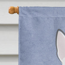 Load image into Gallery viewer, Bull Terrier Welcome Flag Canvas House Size BB1395CHF