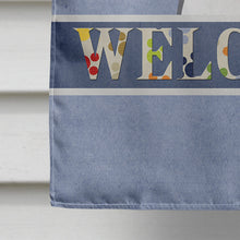 Load image into Gallery viewer, Bull Terrier Welcome Flag Canvas House Size BB1395CHF