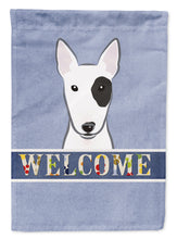 Load image into Gallery viewer, Bull Terrier Welcome Flag Canvas House Size BB1395CHF