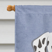 Load image into Gallery viewer, Dalmatian Welcome Flag Canvas House Size BB1396CHF