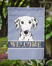 Load image into Gallery viewer, Dalmatian Welcome Garden Flag – Decorative Outdoor Yard Flag BB1396GF