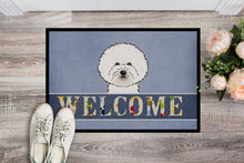 Load image into Gallery viewer, Bichon Frise Welcome Doormat - 24x36 Decorative Floor Mat – Indoor/Outdoor Rug with Artistic Flair BB1403JMAT