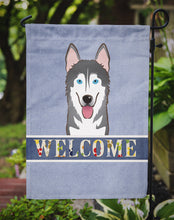 Load image into Gallery viewer, Alaskan Malamute Welcome Garden Flag – Decorative Outdoor Yard Flag BB1404GF