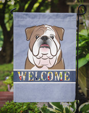 Load image into Gallery viewer, English Bulldog  Welcome Garden Flag – Decorative Outdoor Yard Flag BB1405GF