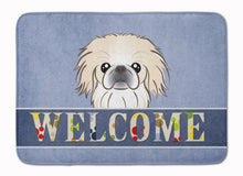 Load image into Gallery viewer, Pekingese Welcome Machine Washable Memory Foam Mat BB1407RUG