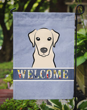Load image into Gallery viewer, Yellow Labrador Welcome Garden Flag – Decorative Outdoor Yard Flag BB1408GF