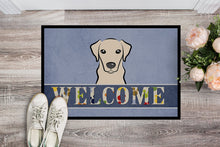 Load image into Gallery viewer, Yellow Labrador Welcome Doormat - 24x36 Decorative Floor Mat – Indoor/Outdoor Rug with Artistic Flair BB1408JMAT