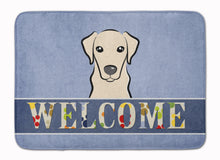 Load image into Gallery viewer, Yellow Labrador Welcome Machine Washable Memory Foam Mat BB1408RUG